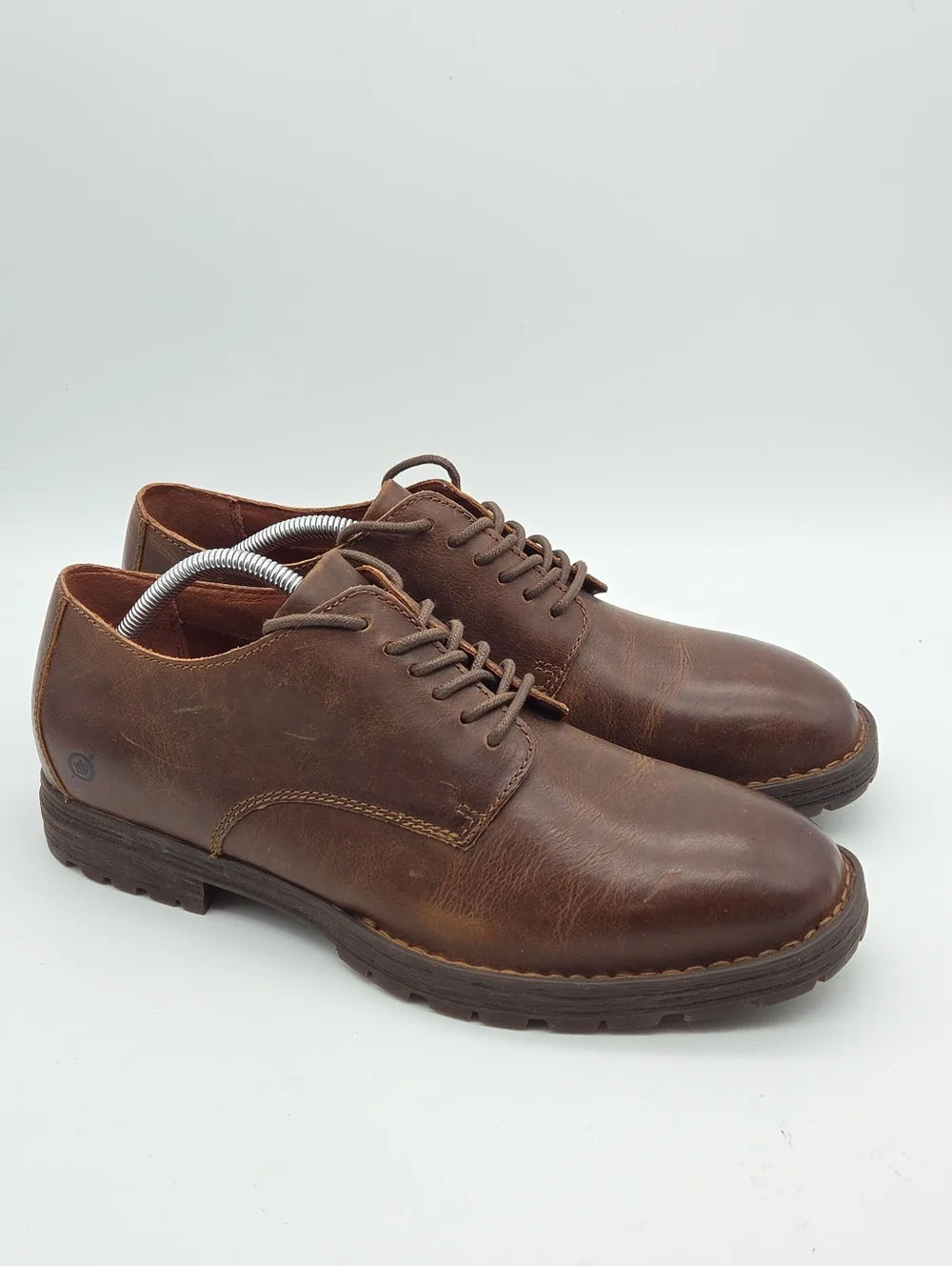 Born Brown Leather‎ Oxford Shoes Size Men's 11